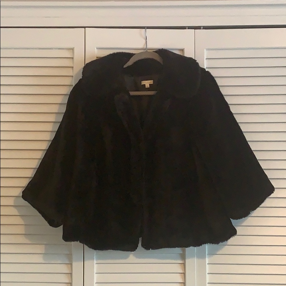 Shoshanna Faux Fur Cropped Jacket